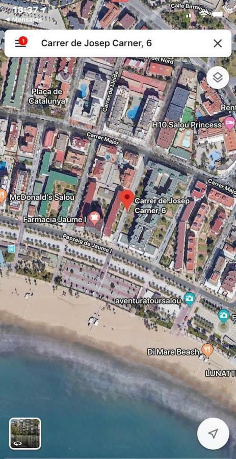 Formentor Beach primera linea de playa Apartamento Salou Exterior foto